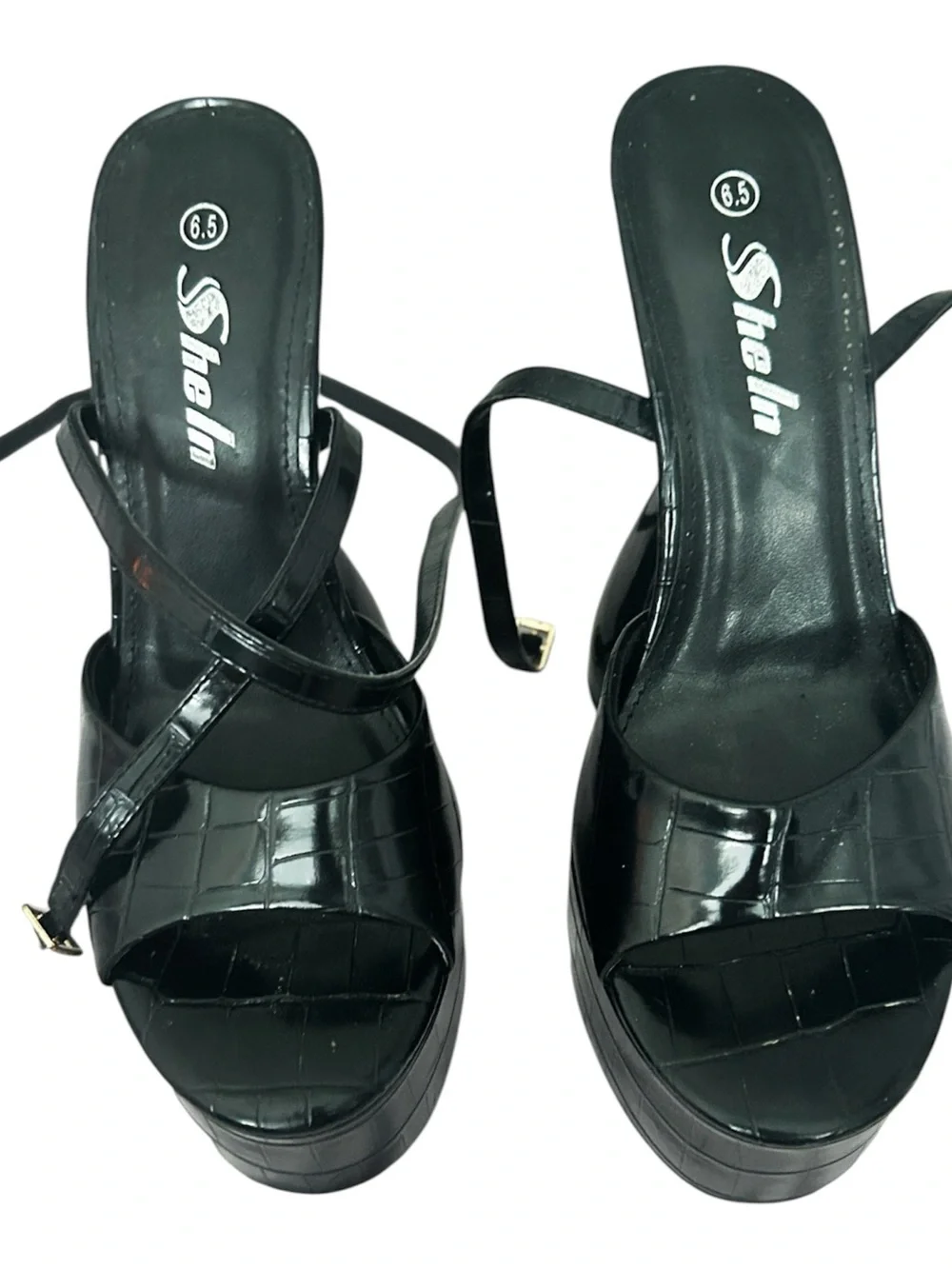 SHEIN bold croc